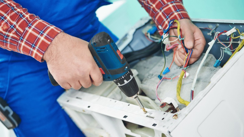 Bayraklı Samsung Samsung çamaşır makinesi kart tamiri – Su almama arızası orijinal parça ile giderildi. - Teknik servis örneği